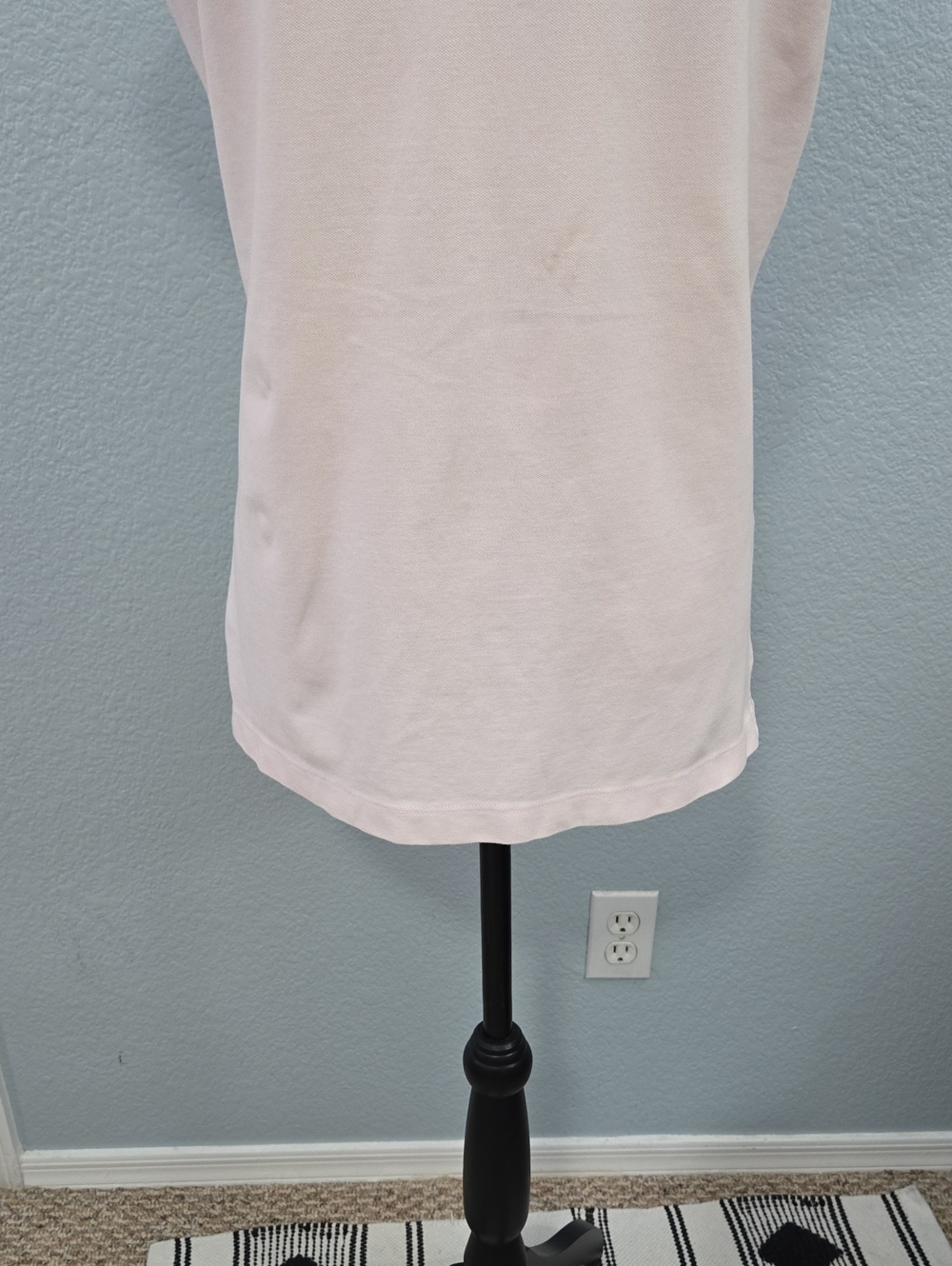 LILLY PULITZER Island Polo Light Pink Short Sleeve Polo Embroidered Palm LARGE - Picture 8 of 10